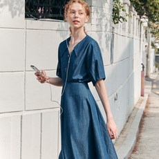 ZERO STREET Anna襯衫連身長裙