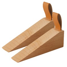 三角木門擋 L號 淺褐色, 2個