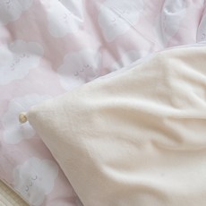 유트러스 유아용 모달 밍크 차렵이불, 핑크구름