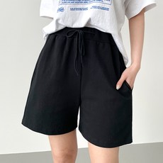 jalbba jean 女款夏季棉質鬆緊帶短褲