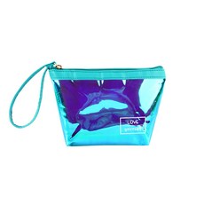 梯形全息圖Love yourself吊帶化妝包