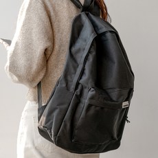 GOOSPERY 基本款休閒後揹包, 黑色