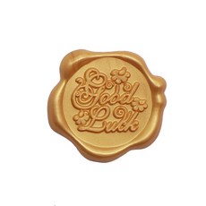 Mihwabujang 成品封蠟 火漆蠟 封口蠟 喜帖, 10個, 08 good luck 金色