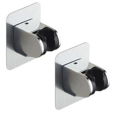 葉子小舖 免鑽孔強力無痕蓮蓬頭架, 銀色