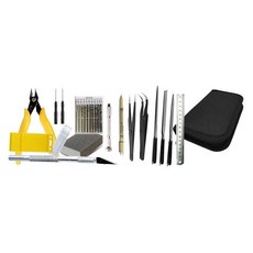 塑膠模型基礎工具19件組, 混合色