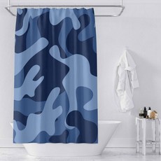 北歐簡約浴室浴簾 L51 Type3 150 x 180 cm, 1個