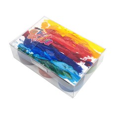 신우 모자이크 마스킹테이프 12색 15mm x 6m, 유화, 1세트