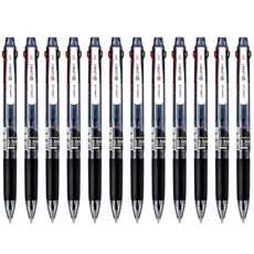 Lineplus M3 3色原子筆 0.5mm 12入, 黑色, 1個