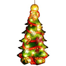 Quardi聖誕LED黏貼樹燈, 混色, 1個