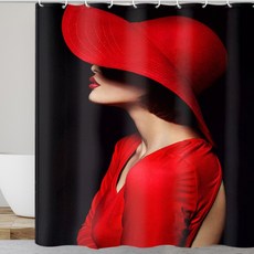 카리스 리멤버 분위기 샤워 욕실 커튼 A04 100 x 180 cm, 1개