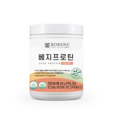 BOBSNU 植物性高蛋白粉 拿鐵口味, 280g, 1個