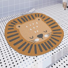 動物農場卡通線圈玄關浴室地墊, 獅子