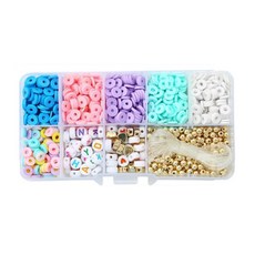 알로데 알파벳 폴리머 비즈 DIY 키트, TYPE 09, 1세트