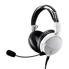 audio-technica 鐵三角 可拆式麥克風 封閉式 Hi-Fi 電競耳機麥克風, 白色, ATH-GL3