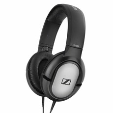 SENNHEISER 耳罩式耳機, 黑色, HD206