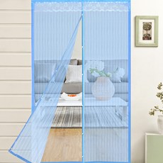 ALTTEURI 防蚊門簾 2入, 藍色