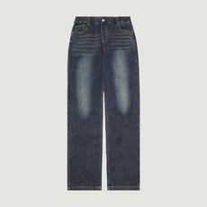 행텐틴즈 아동용 풀밴딩 백브러쉬 스트레이트 기모 데님 팬츠