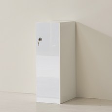 가구의가치 분리형 하부장 일반볼키 캐비닛, UV 화이트, 1단