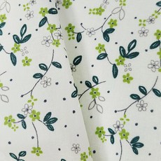 르우홈 대폭 20수 면 패브릭 원단, 하루의시작 그린, 1개