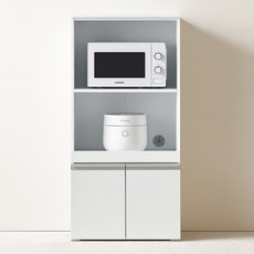 파로마 벨로 1200 LPM 멀티 렌지대 다용도 주방수납장 방문설치, 화이트, 3단