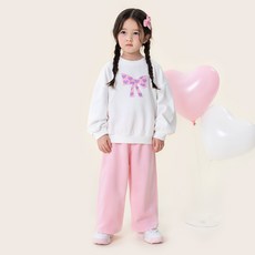 MellyCoco 兒童滿滿愛心蝴蝶結上下裝套組 MLJ425