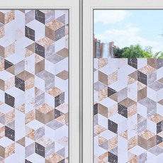 언헤브 암막 유리창 필름 시트지, 04빈티지, 80 x 200 cm