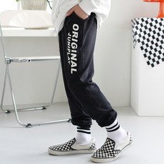 나나주니 남아용 레터링 조거 트레이닝 바지