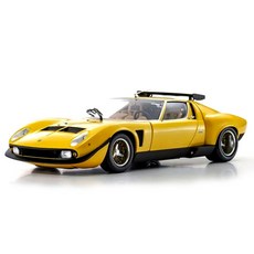 藍寶堅尼 Miura 壓鑄車 KY431847YE, 黃色, 1個