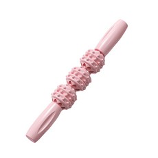 쿼르디 요가 마사지 스틱 3볼, 핑크, 1개