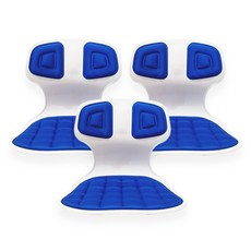 팬물산 픽스 바디체어 3p, 블루