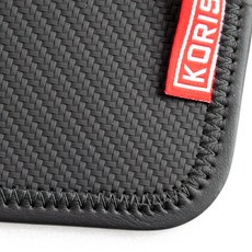 Coris 霧面碳纖維汽車儀表板保護套, 起亞 K7 2020, 黑色