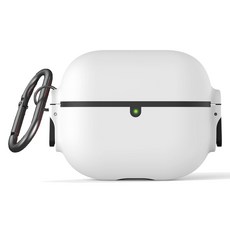 PATRICK 雙色 AirPods 3代 保護殼 + 登山扣, 白色(保護殼), 單一商品, 1個