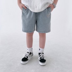 BerryCloset 男童休閒風五分丹寧褲