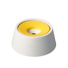 Yogipet 寵物漂浮水碗, 黃色, 1個