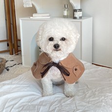 BYDAMSOOMI 小狗福爾摩斯斗篷 L XL, 棕色的, 1個