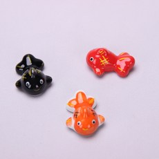 金魚筷架3件組, 1套, 混色