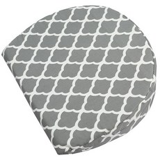 JOYMULTI 可拆洗孕哺枕專用托腹墊, 黑底雲朵款