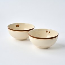 Modern House L 胖胖貓麵碗 D16.5, 1套, 混合色