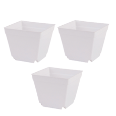 오늘도양 플라스틱 모종 화분 3p, 화이트