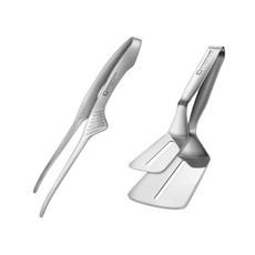 WAGENSTEIGER 不鏽鋼料理夾+鍋鏟夾, 單一顏色, 1套