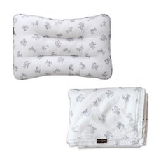 꿈꾸는두부 주니어 필로우 + 극세사 블랭킷 세트, 느릿느릿코알라