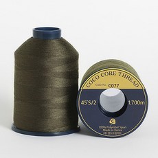 COTTONVILLE Coco Thread 優質縫紉線 45S/2 1700m, C077, 2入