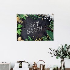 Pandastic 布藝海報 Eat green F387