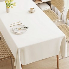 마켓피오 뉴트럴 컬러 방수 식탁보, 타입 1, 1개, 100 x 160 cm