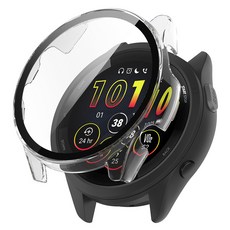 SPACE SHIELD Garmin Forerunner 165 相容多合一保護殼, 透明