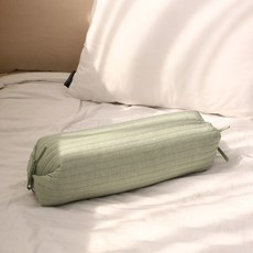 Green&Art 天空綁帶 100織顏料染蕎麥枕, 綠色