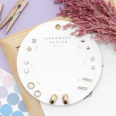 兒童日常耳環 7款 2入