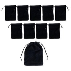 天鵝絨素色束口袋 10入