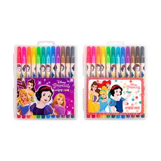 kumhong 迪士尼公主12色簽字筆, 隨機出貨, 2個