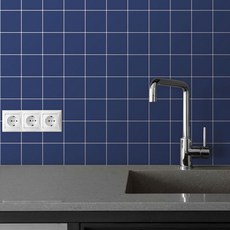 現代Sheet 發泡裝飾貼 SBHDC-140, 瓷磚藍